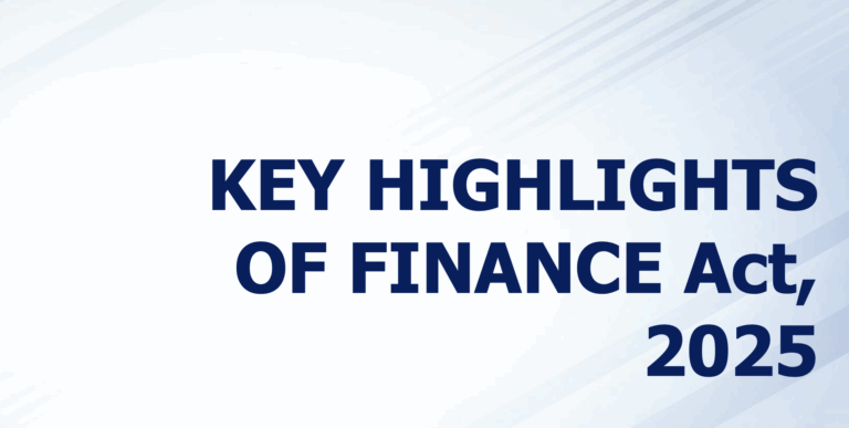KEY HIGHLIGHTS OF FINANCE Act, 2025
